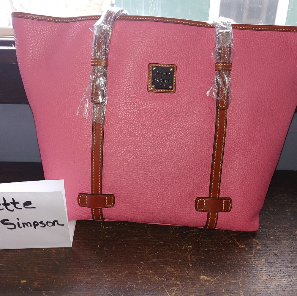 NWT Pebble Grain East West Shopper